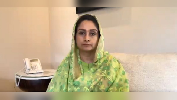 Shiromani Akali Dal leader Harsimrat Kaur Badal COVID 19 positive, quarantined at her home Shiromani Akali Dal leader Harsimrat Kaur Badal COVID 19 positive, quarantined at her home