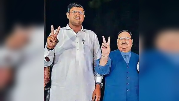 Deputy CM Dushyant Chautala met JP Nadda, talk on Cabinet expansion in Haryana Deputy CM Dushyant Chautala met JP Nadda, talk on Cabinet expansion in Haryana