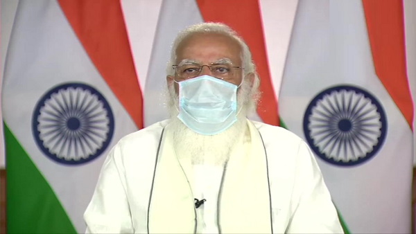 PM Modi meeting with Chief Ministers of high burden states, over the prevailing COVID 19 situation PM Modi meeting with Chief Ministers of high burden states, over the prevailing COVID 19 situation