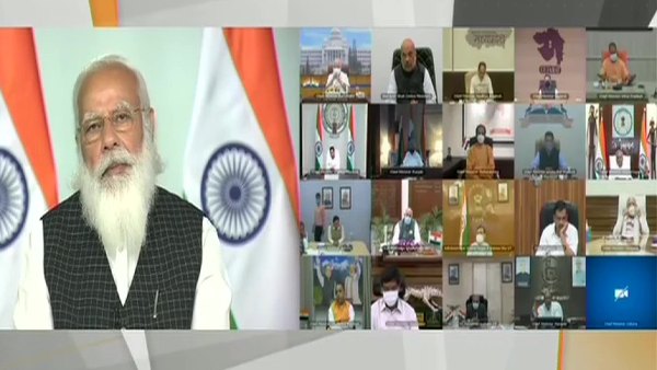 PM Narendra Modi COVID19 situation meeting PM Narendra Modi COVID19 situation meeting