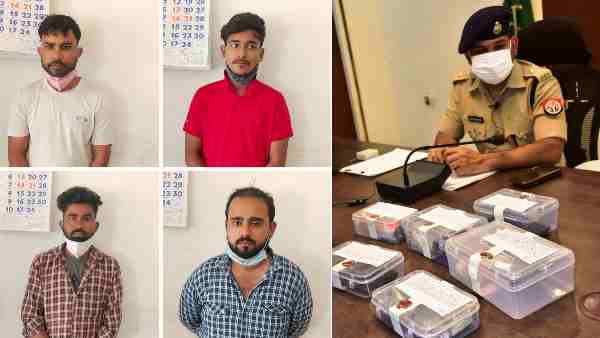 Four people were arrested in Moradabad for their alleged involvement in black marketing of Remdesivir Four people were arrested in Moradabad for their alleged involvement in black marketing of Remdesivir