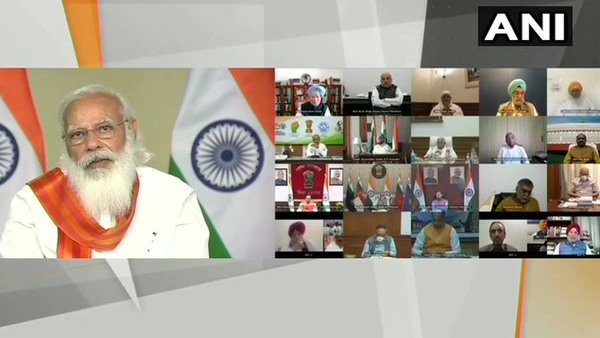 PM Modi meeting on the 400th Parkash Purb of Guru Tegh Bahadur, CM Amarinder Singh made this demand PM Modi meeting on the 400th Parkash Purb of Guru Tegh Bahadur, CM Amarinder Singh made this demand