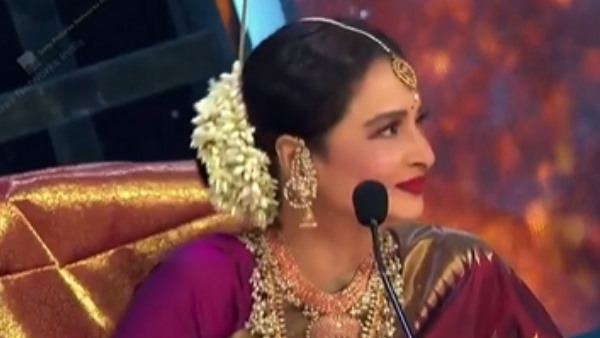 इंडियन आइडल पर गेस्ट बनकर पहुंची रेखा