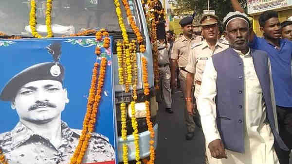 Last rites of Martyr Cobra Commando Raj Kumar will be performed today Last rites of Martyr Cobra Commando Raj Kumar will be performed today