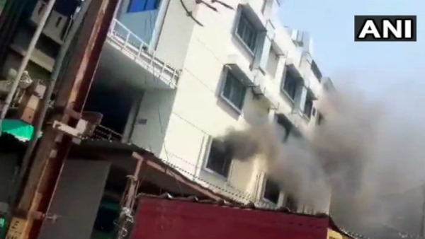 Fire broke out at patidar hospital in Ujjain Fire broke out at patidar hospital in Ujjain