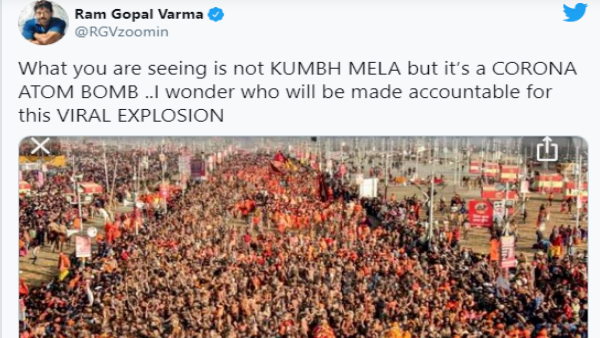 रामगोपाल वर्मा उद्धव ठाकरे के इस बयान पर कसा तंज