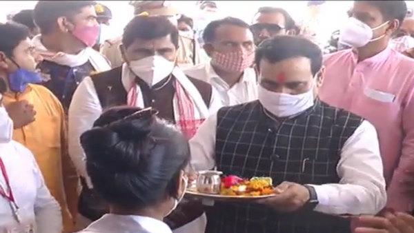 Home Minister Dr. Narottam Mishra constructed Community Health Center at Barauni Home Minister Dr. Narottam Mishra constructed Community Health Center at Barauni