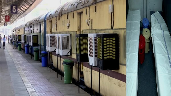 facility of Covid Care Center in train coaches of ahmedabad, gujarat facility of Covid Care Center in train coaches of ahmedabad, gujarat