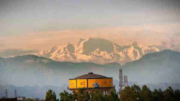 सहारनपुर से नजर आई हिमालयन रेंज की पर्वत शृंखलाएं
