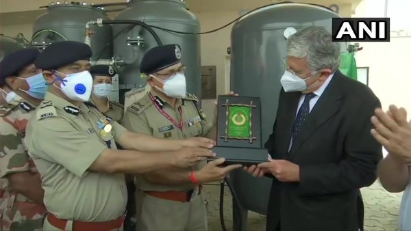 Italian envoy inaugurates oxygen plant at ITBP Referral Hospital in Greater Noida Italian envoy inaugurates oxygen plant at ITBP Referral Hospital in Greater Noida