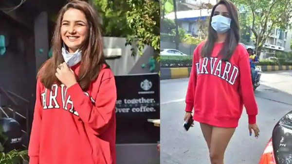 जैस्मिन जुहू इलाके में स्पॉट की गईं