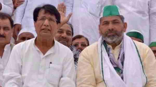 Farmer leader Rakesh Tikait gets emotional after the passing-away of RLD chief Ajit Singh Farmer leader Rakesh Tikait gets emotional after the passing-away of RLD chief Ajit Singh