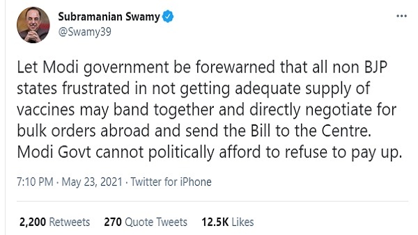 Subramanian Swamy Subramanian Swamy