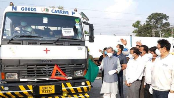 oxygen express reached dehradun with 120 metric tons of oxygen oxygen express reached dehradun with 120 metric tons of oxygen