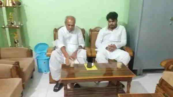 shahabuddin son osama met with rjd former mp prabhunath singh shahabuddin son osama met with rjd former mp prabhunath singh