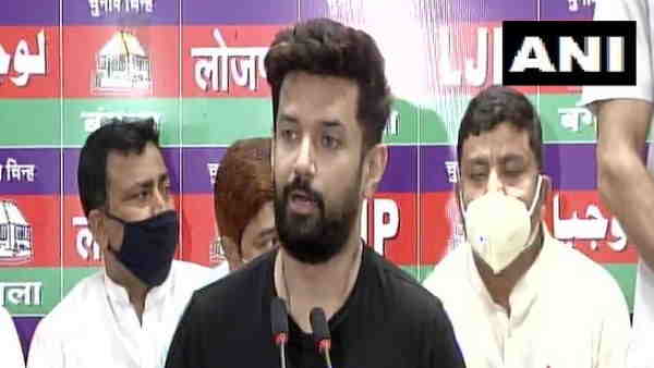 ljp leader chirag paswan did press conference ljp leader chirag paswan did press conference