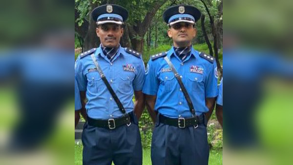 मालदीव पुलिस के मोहम्मद नाजिम ने लगाई छलांग