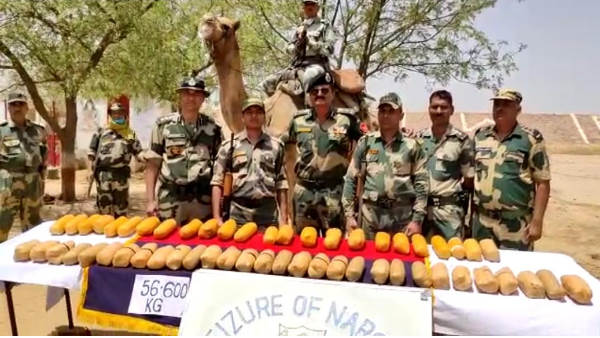 बीकानेर में बीएसएफ की बांधली पोस्ट पर कार्रवाई