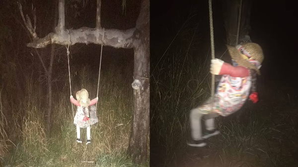 झूला झूलती ‘गुड़िया’ को देख कांपी लोगों की रूह