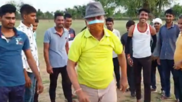 पुश अप लगाते विधायक का जोश देखते बना