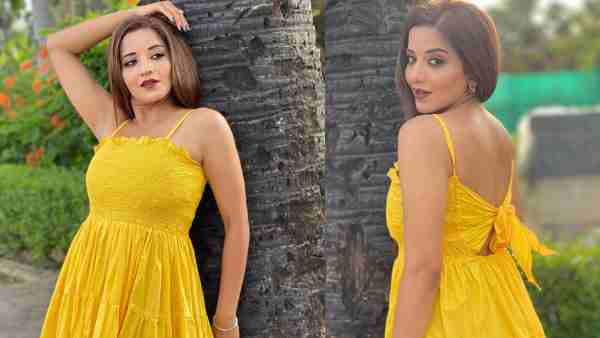मोनालिसा ने येलो ड्रेस में शेयर की थी बेहद खूबसूरत तस्वीरें