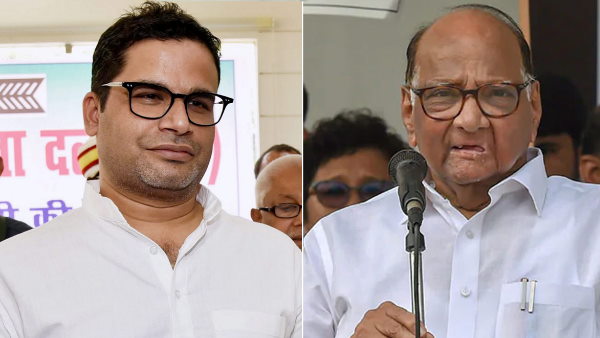 Prashant Kishor meets NCP chief Sharad Pawar in Delhi, second meeting in 2 weeks Prashant Kishor meets NCP chief Sharad Pawar in Delhi, second meeting in 2 weeks