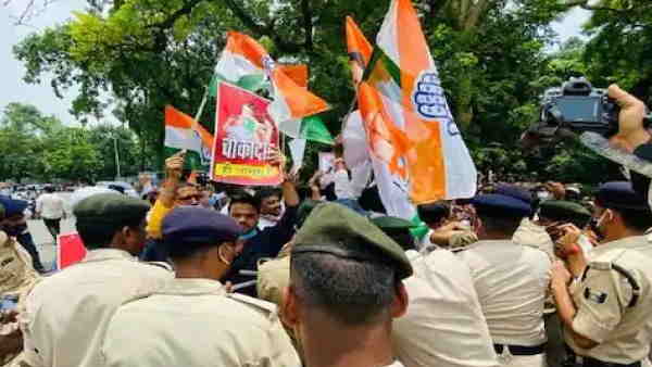 pegasus spyware case congress did rajbhawan march pegasus spyware case congress did rajbhawan march