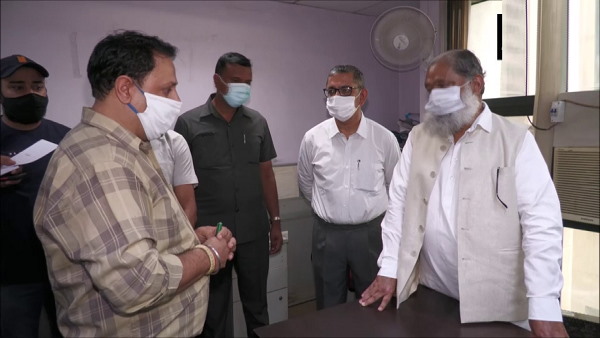 Haryana Home Minister Anil Vij Haryana Home Minister Anil Vij