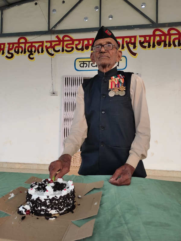 ग्रामीणों ने किया बोयतराम का सम्मान