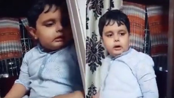 बच्चे का रिएक्शन इंटरनेट पर वायरल