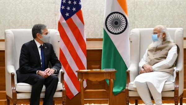US Secretary of State Antony Blinken meets PM Modi US Secretary of State Antony Blinken meets PM Modi