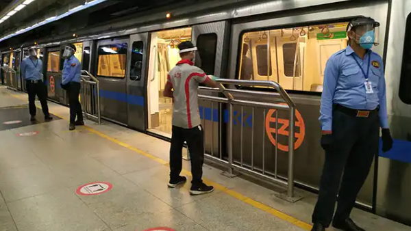 Delhi Metro and DTC to run at full capacity from Monday cinema halls to reopen with 50 per cent Delhi Metro and DTC to run at full capacity from Monday cinema halls to reopen with 50 per cent