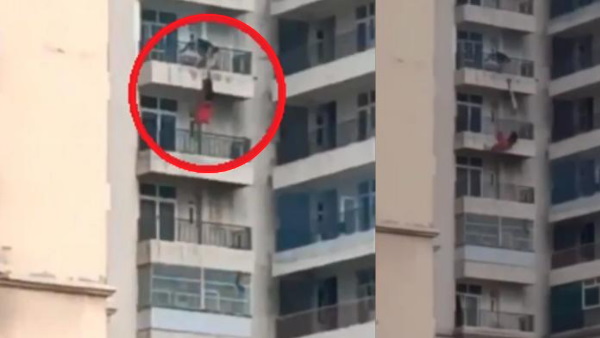 woman seriously injured after jumps from 9th floor in ghaziabad woman seriously injured after jumps from 9th floor in ghaziabad
