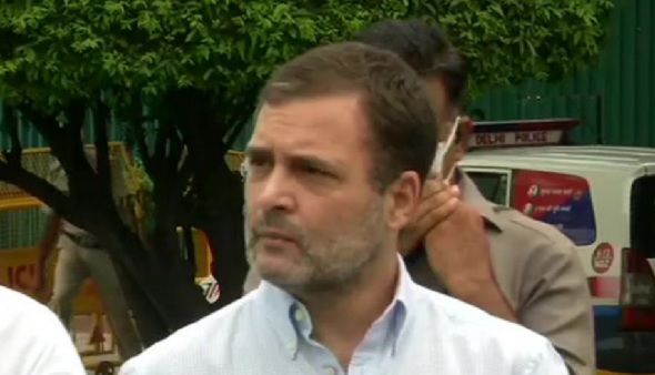 Rahul Gandhi said Modi government is not allowing discussion on national issues Rahul Gandhi said Modi government is not allowing discussion on national issues