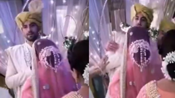 दुल्हन की खूबसूरती देख दूल्हे को आए चक्कर!