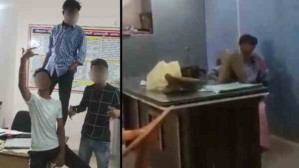 Agra News: Four boys arrested for recording video in police choki Agra News: Four boys arrested for recording video in police choki
