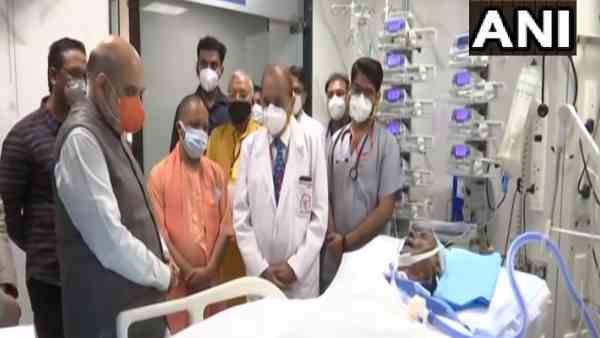 Kalyan Singh Health Update: Union Home Minister Amit Shah visits SGPGI Hospital meet Kalyan Singh Kalyan Singh Health Update: Union Home Minister Amit Shah visits SGPGI Hospital meet Kalyan Singh