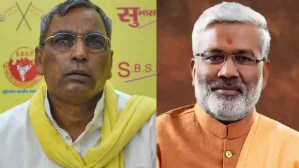 Om Prakash Rajbhar met up BJP President Swatantra Dev Singh Om Prakash Rajbhar met up BJP President Swatantra Dev Singh