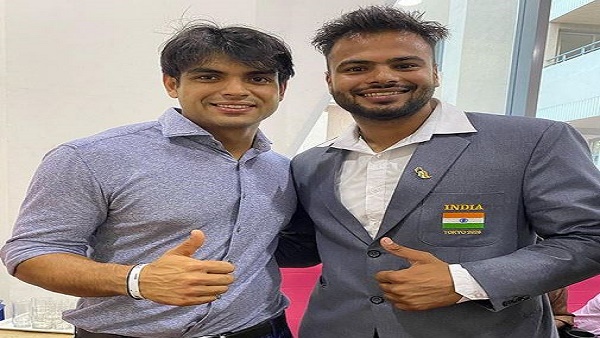 Javelin throwers, Tokyo Paralympic Gold Madalist Sumit Antil have special connection with Golden boy Neeraj Chopra Javelin throwers, Tokyo Paralympic Gold Madalist Sumit Antil have special connection with Golden boy Neeraj Chopra