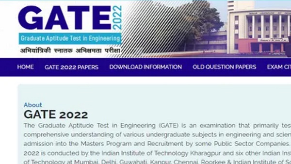 GATE 2022 Website Down GATE 2022 Website Down