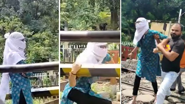 बैतूल में ट्रेन के सामने जान देने पहुंची युवती
