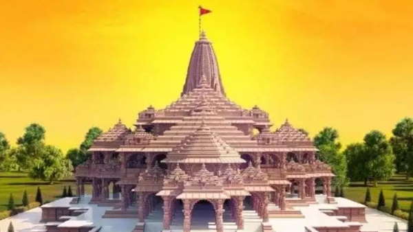 राम मंदिर निर्माण को बता रहे अपनी उपलब्धियां
