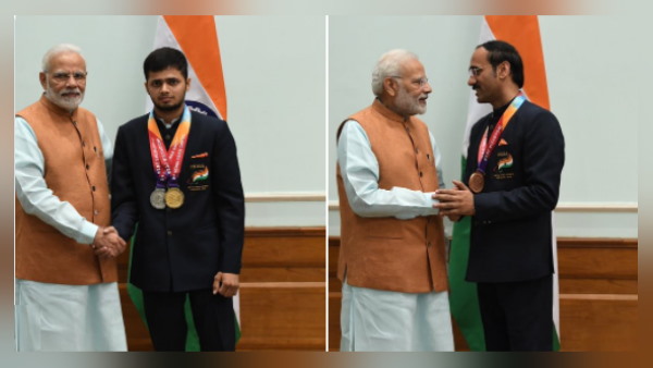 reward and govt Jobs to Tokyo Paralympics gold medalist Manish Narwal and silver medal winner Singhraj Adhana reward and govt Jobs to Tokyo Paralympics gold medalist Manish Narwal and silver medal winner Singhraj Adhana