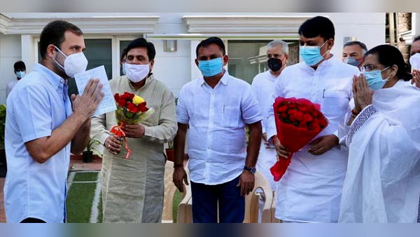 rahul gandhi meeting with the leaders of gujarat congress, Talk On New GPCC and LOP Or Assembly Elections 2022 rahul gandhi meeting with the leaders of gujarat congress, Talk On New GPCC and LOP Or Assembly Elections 2022