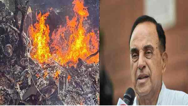 हेलीकॉप्टर हादसे को लेकर स्वामी ने जताई साजिश की आशंका
