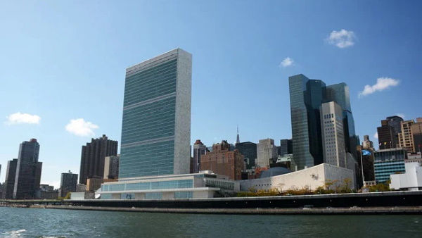 United Nations headquarters in New York was cordoned off United Nations headquarters in New York was cordoned off