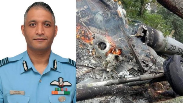 Helicopter Crash group captain Varun Singh passed away mourning in deoria Helicopter Crash group captain Varun Singh passed away mourning in deoria