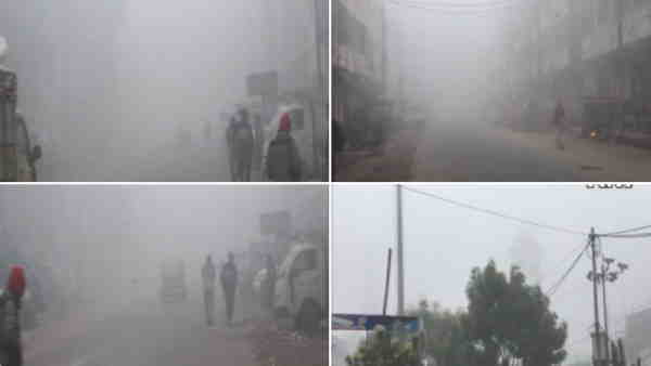UP Weather Update: Visibility reduced due to dense fog in Uttar Pradesh UP Weather Update: Visibility reduced due to dense fog in Uttar Pradesh