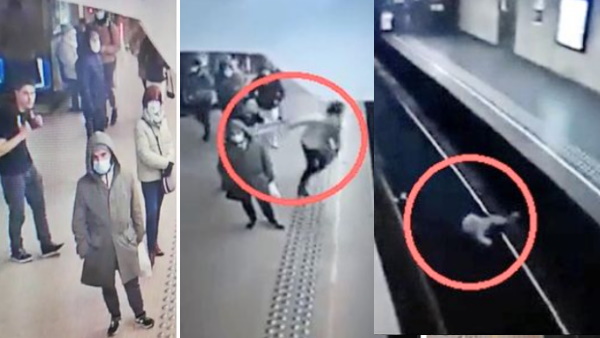 सतर्क मेट्रो ड्राइवर ने महिला की जान बचा ली