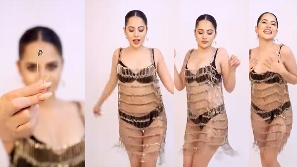 उर्फी की नई ड्रेस देख पीट लेंगे सिर